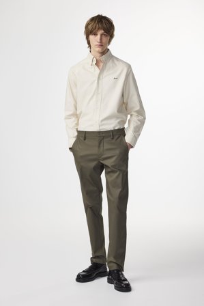 NN.07 Tate Chino Herre Grøn Bomuldsblanding