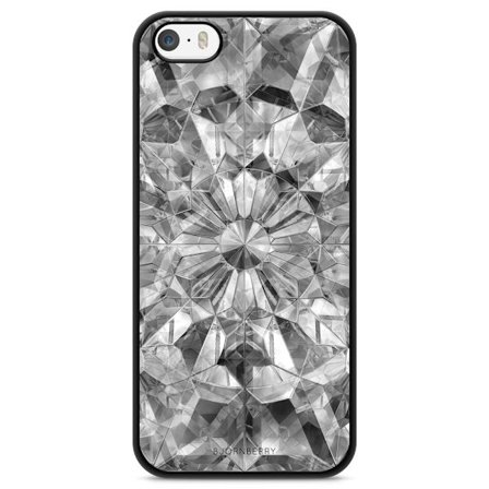 Bjornberry Skal iPhone 5/5s/SE (2016) - Grå Kristaller