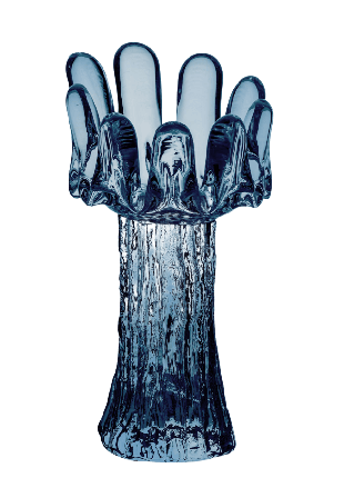 Kosta Boda Ljuslykta Sunflower cirkulär 180 mm Ljus & ljusstakar Blå 18x10x10