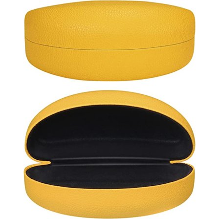 Hardt etui for solbriller, stort klassisk etui for solbriller, Gla