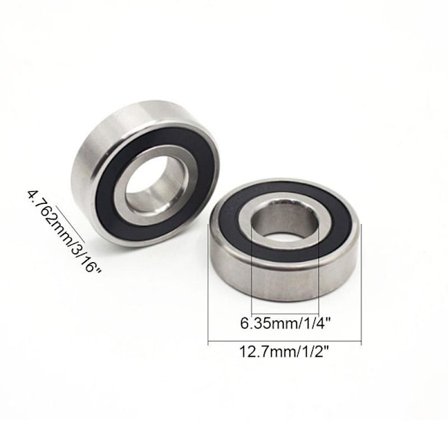 10 KPL syväurakuulalaakeri R188-2RS Kuulalaakeri 10 KPL 10 KPL