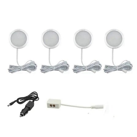 4 st Caravan RV Inredningsbelysning Ljus Van Båtbelysning LED 12V Camping Inredningsbelysning db