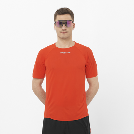 Salomon - S/lab Speed Tee M - Fiery Red