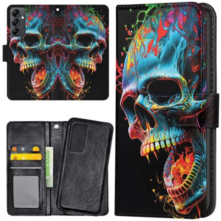 Samsung Galaxy A54 - Lompakkokotelo/Kuoret Skull