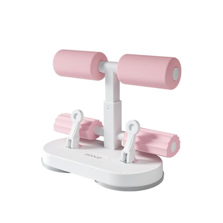 Sit-Up Assistant – kaksoisimuvarret, säädettävä korkeus ja vaahtomuovitätisiivike jalantuki Pink