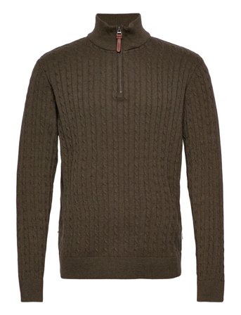 Lindbergh | 1/2 Zip Cable Knit | M