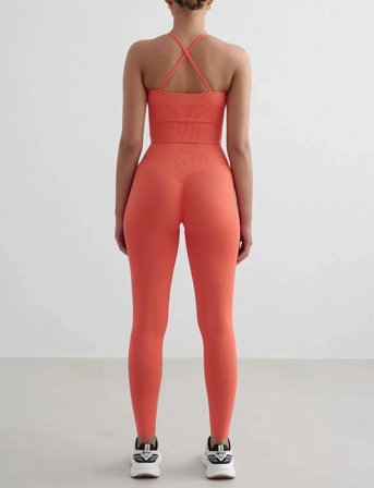 aim ́n Shape Seamless Tights - Orange - L
