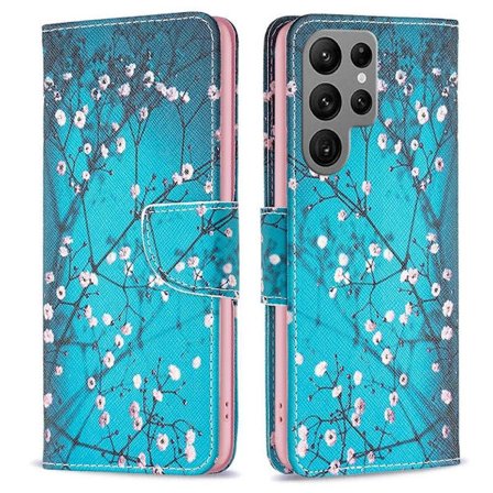 Wonderland Samsung Galaxy S23 Ultra Flip Etui - Plum Blossom