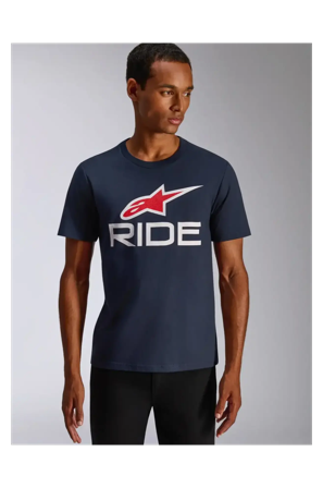 Koszulka Alpinestars Ride 4.0 CSF Granatowy/Złamany Biały/Czerwony L
