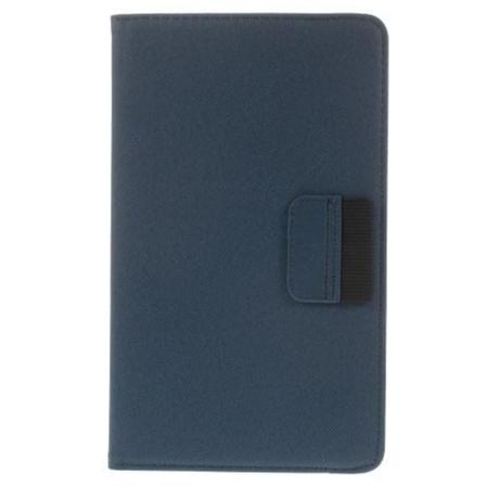 Denim Rotating Fodral Till Samsung Galaxy Tab S 8.4 (mörk Blå) Blå
