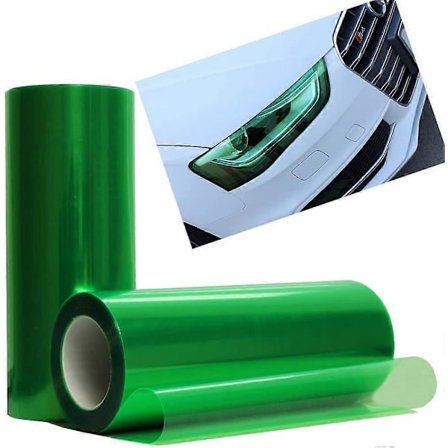 XYC 11 X 118 Tum Självhäftande Strålkastare, Bakljus, Dimljus Toning Vinylfilm (Grön)[D]