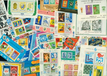 Uruguay - 21 forskellige frimærker og 25 miniark