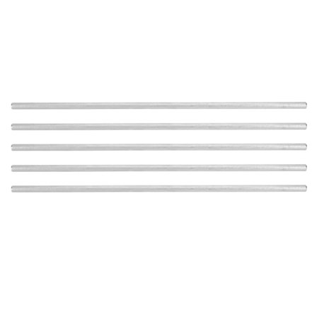 5 stk. D-aksel 410100060260 Rustfritt stål 6 mm Kompatibel for Gobilda TETRIX-roboter