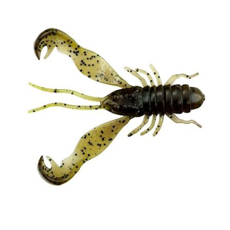 Finesse Filet Craw 10cm (3-pack) - Green Pumpkin/ Chartreuse
