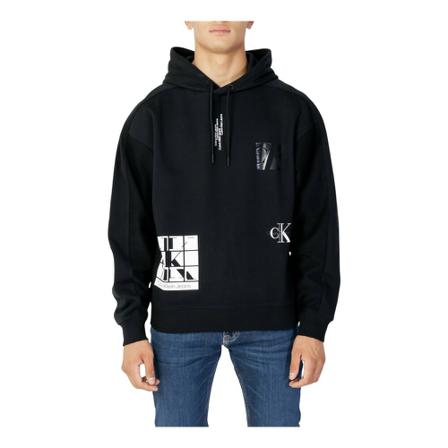 Calvin Klein Jeans Hoodie Sort, Herre