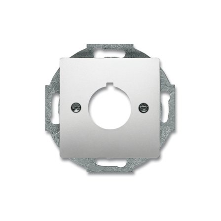 ABB Impressivo Midtplate 22.5 mm Rustfritt stål, Strømbrytere & vegguttak