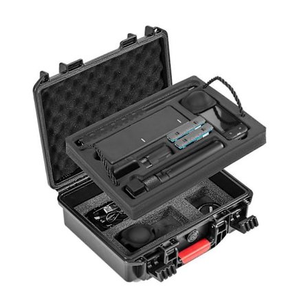 Kompatibel med Insta360 X5 STARTRC Vandtæt Dobbeltlags Kuffert Opbevaringsboks (Sort)