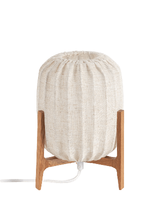 Watt&Veke Prisma Mini Oak / Natural Bordslampor Unisex Beige 16x16x24,5