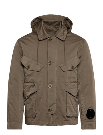 C.P. Company Micro Kei Hooded Jacket - Khaki green - L