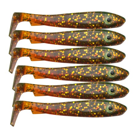 SvartZonker McRubber Bass 8cm (6-pack) - C12 Motoroil