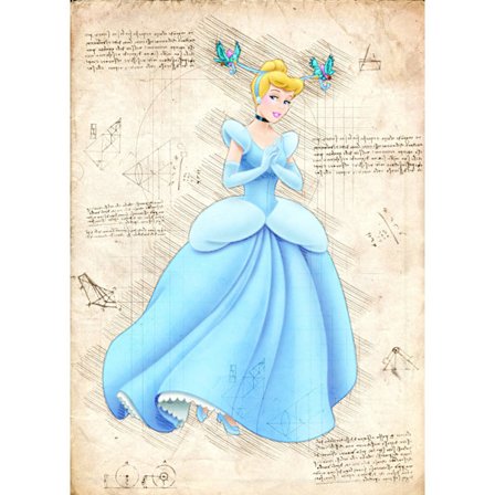A3 Print - Disney - Cinderella - Askungen