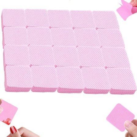 1000 st Bomulls Nagel Pads, Ludd-fria Gel Nagel Pads, Avfettande Nagelrengöringsdukar för Semi-Permanent Nagellacksborttagning - Rosa