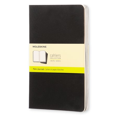 Moleskine Cahier Notebook Large Black Olinjerad