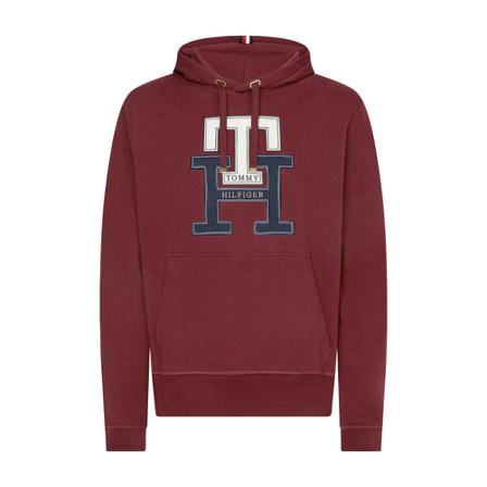 Tommy Hilfiger Pullover , Rood , Heren , Maat: 3XL Hoodies & sweatvesten