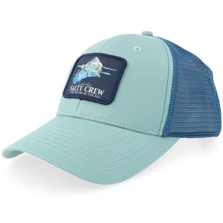 Salty Crew - Svart trucker Keps - "Mahi Surface Seaside/Castblue Trucker " @ Hatstore