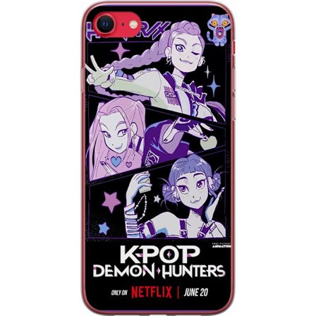 Kompatibel Mobilcover til Apple Apple iPhone 8 Kpop Demon Jægere Huntrix Plakat Mira Zoey Rumi Lilla Stjerne Glød
