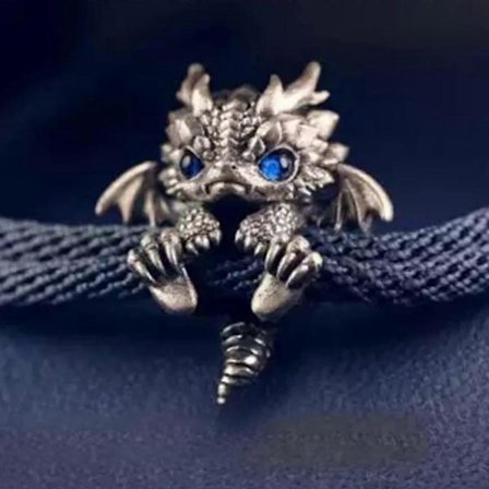 Söpö lohikäärmerannekoru, 2025 uusi säädettävä hieno lohikäärmerannekoru