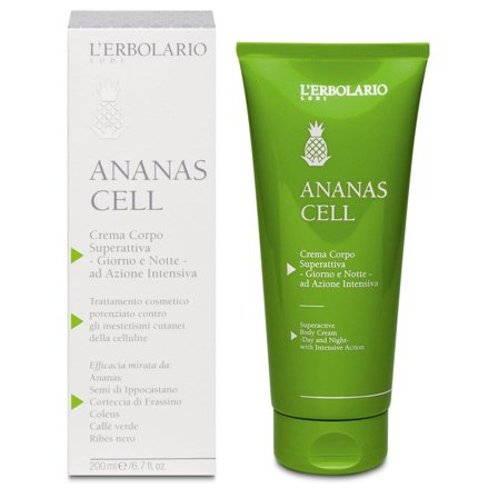 L'Erbolario Crema Corpo Superattiva Giorno E Notte Ananas Cell