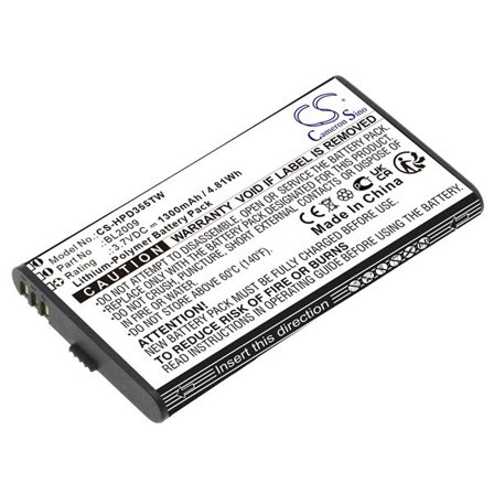 Batteri for Toveis-radio for Hytera PD355, PD365, PD375 osv.