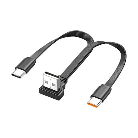 Dubbel USB C Splitter Laddkabel Ström 2 USB C Enheter Multi USB Typ C USB Till Dubbel Typ C 65W Laddkabel