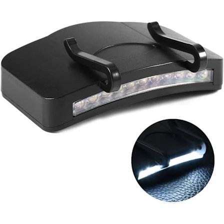 {xj}Hattelampe Kasket Lampe/Lommelygte/Pandelygte, 11 LED, til Fiskeri