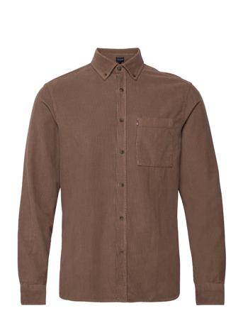 August Cord Shirt Brown Lexington Clothing