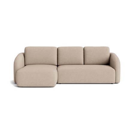 Savona chaiselong sovesofa, venstrevendt | opbevaring - Loop Beige - 270x154x94 - Sofa, sovesofa, chaiselong