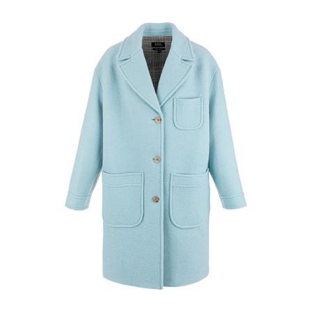 A.p.c. - Ullkappor - Blå - Dam - Storlek: M, Dam, Storlek: M