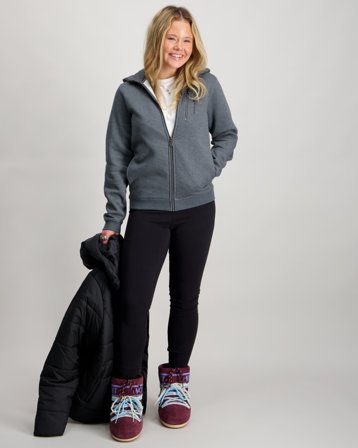 Sail Racing JR BOWMAN ZIP HOOD Szary Bluzy z kapturem Dziewczyna - Kids Brand Store