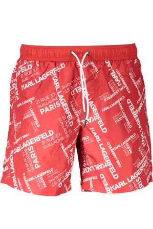Karl Lagerfeld Beachwear Costume Parte Sotto Uomo Rosso