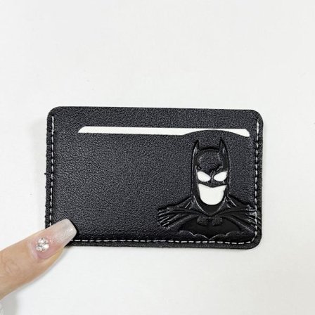 Kreativ flaggermus ID-kortholder Personlig PU-skinnkortlomme