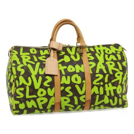 Louis Vuitton Vintage, Pre-owned Keepall Groen, Dames, Maat:ONE Size