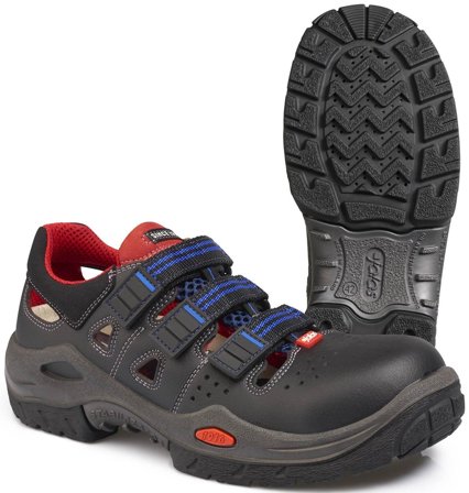 Jalas 3800R Respiro Sikkerhedssandal S1, sort 36, Sko
