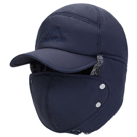 Winter Warm Thicken Faux Fur Bomber Hat Ear Flap Cap Ski Therma