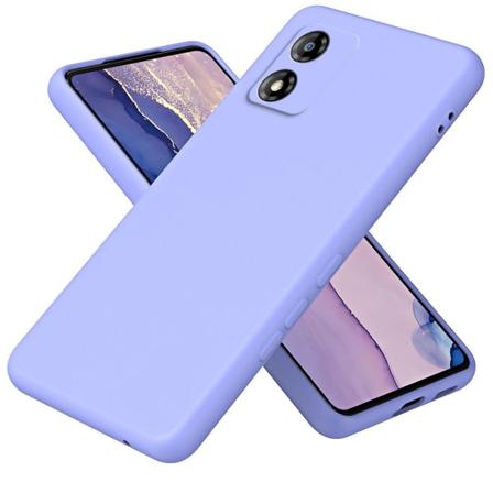 Til Motorola Moto E13 4G Stødsikker fiberforing + TPU telefonetui 2,2 mm cover Lilla