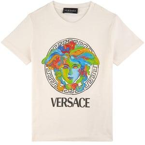 Kids - Versace White Medusa Branded T-Shirt 12 Years - Tops - 12 years - White