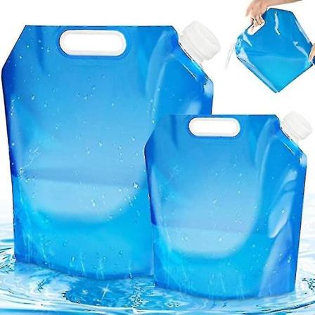 4 kpl taitettavat vesisäiliöt Kannettava taitettava juomavesisäiliö