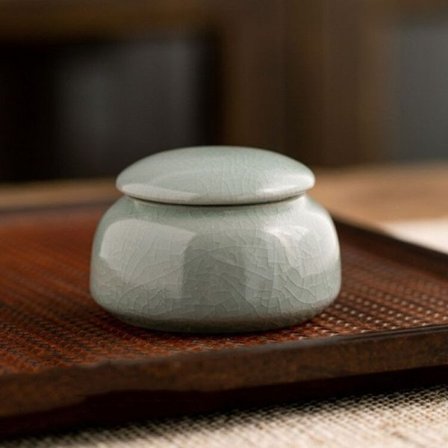 Keramisk kjæledyrurne 60 ml liten urne for menneskelig aske Mini dyrebegravelsesurne Menneskelig kremasjonsurne Hundeurne for aske D