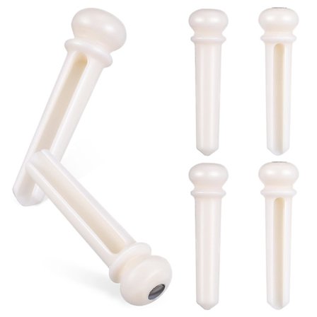 6 stk. Guitarbro-Pins af Ben Guitarstrengstifter Akustisk Ukulele Bro Pins Stifter Guitartilbehør