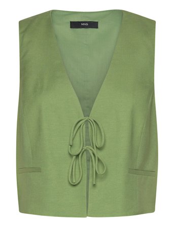 Mango | Gilet With Tie Closure | XS